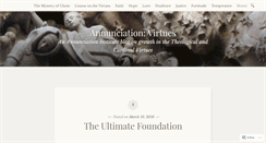 Desktop Screenshot of annunciationvirtues.com